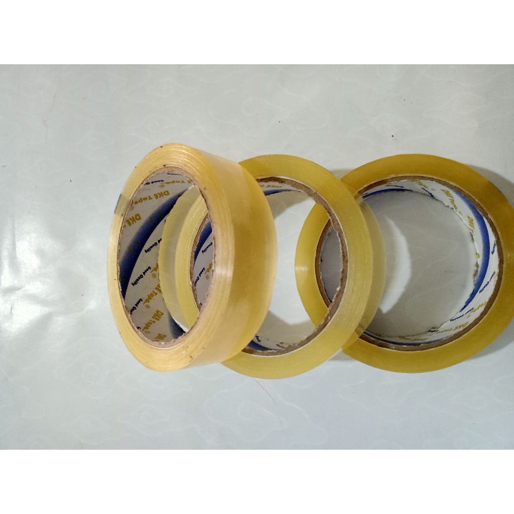

Selotip/Lakban Bening DKE 1 inch x 72 yard/isolasi/lakban