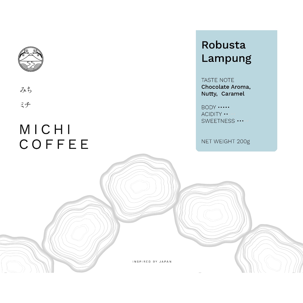 

MICHI COFFEE Biji Kopi Robusta Lampung 200g Freshly Roasted Single Origin Beans