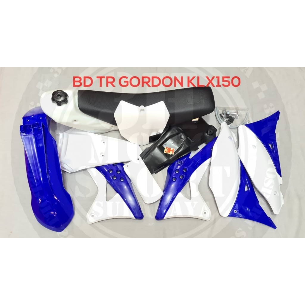 BODY TRAIL GORDON KLX150 BIRU