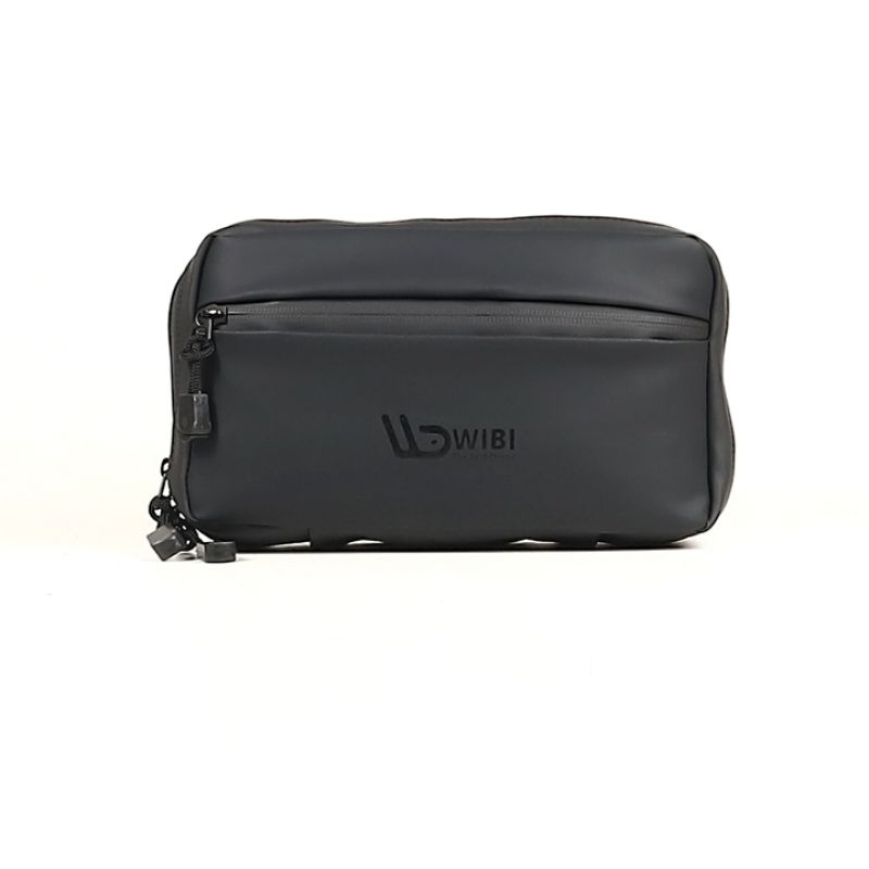 TAS SELEMPANG PRIA WATERPROOF PREMIUM HITAM ANTI AIR