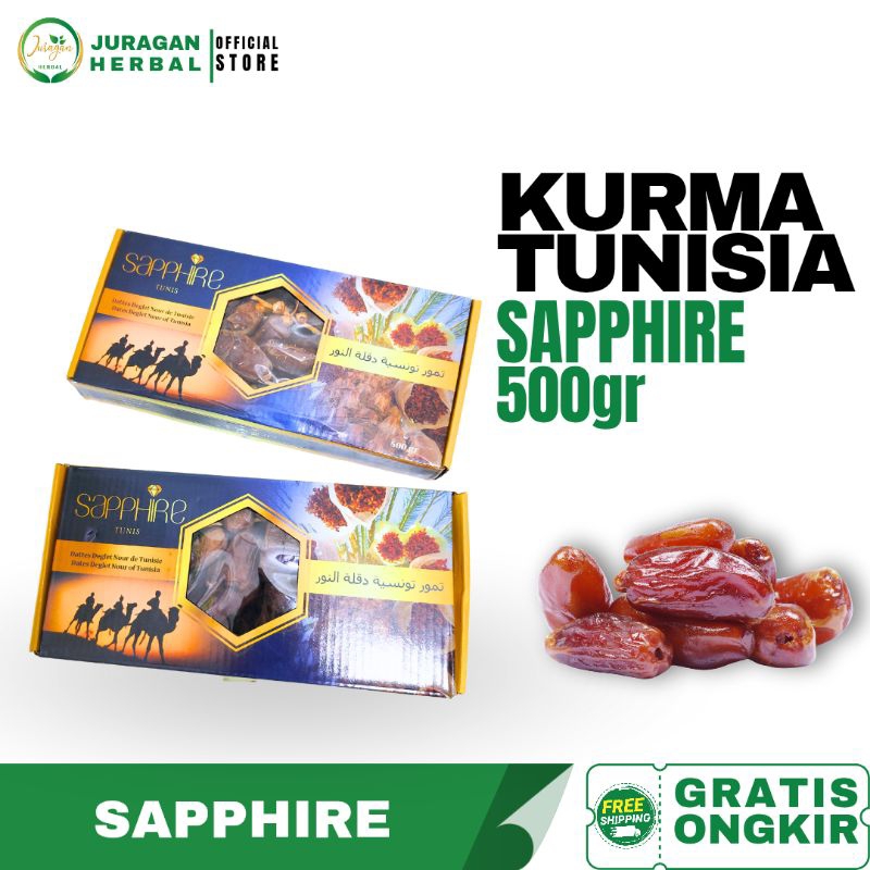 

Kurma Tunis Tangkai Sapphire 500 gram
