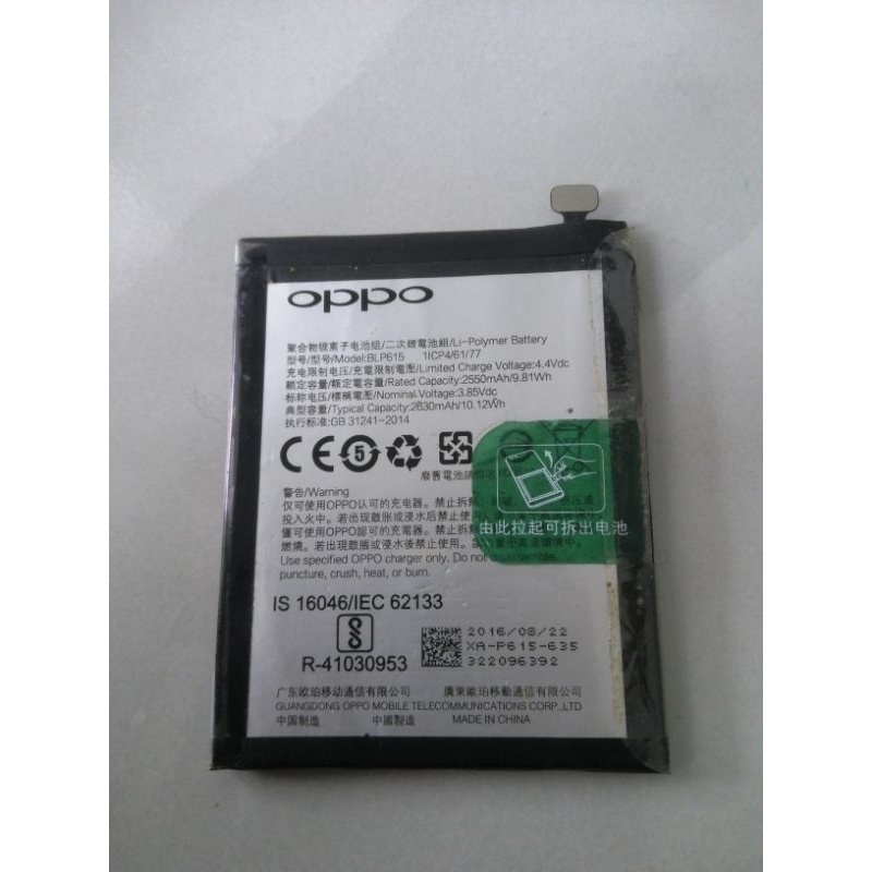 baterai original cabutan 100 % oppo a37/neo9