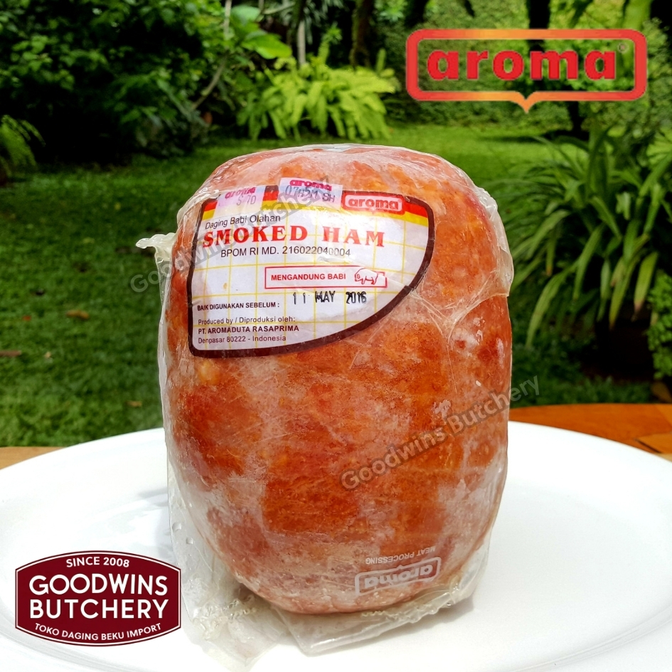 

Pork ham SMOKED HAM WHOLE 2.3kg frozen Aroma Bali