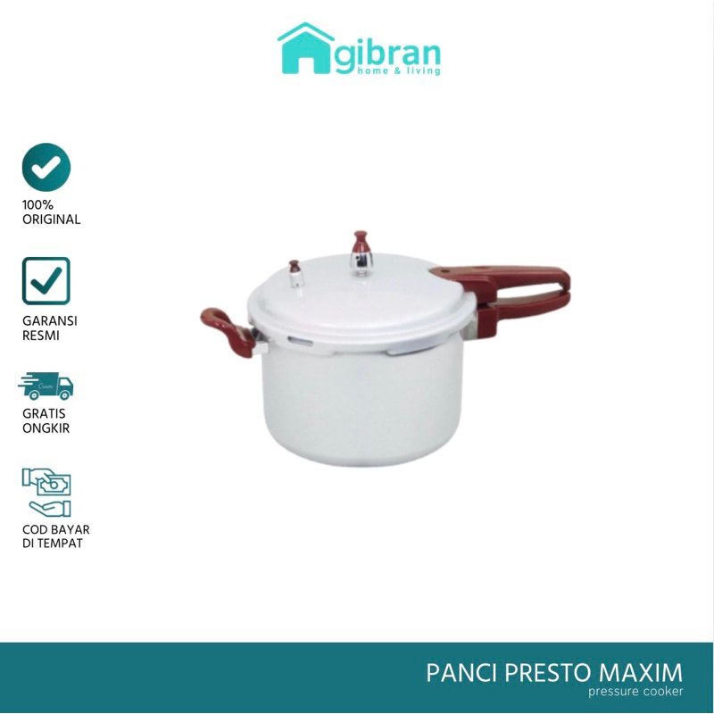 MAXIM PRESSURE COOKER 4 LITER 20 CM PANCI PRESTO ASLI ORIGINAL AWET TERMURAH