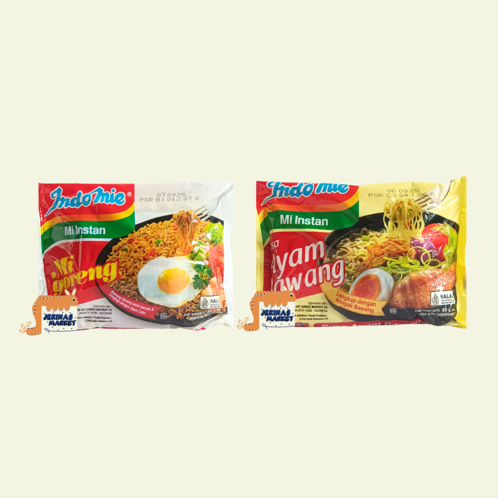 

Indomie Goreng dan Kuah Mie instant