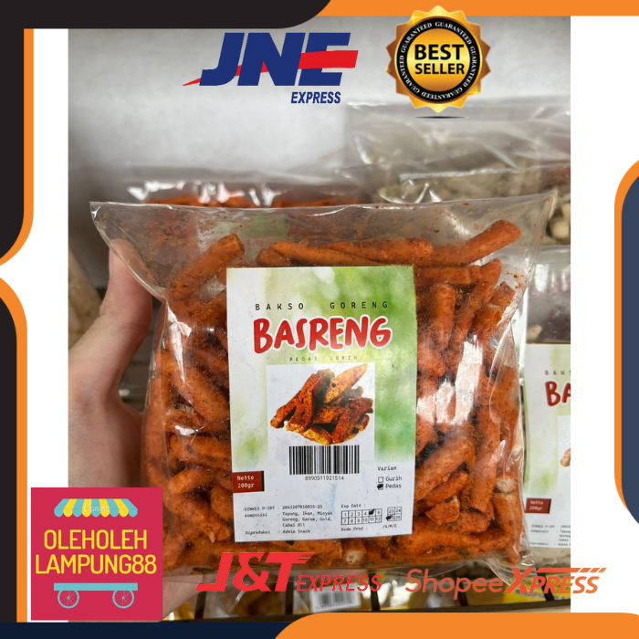 

Basreng Pedas Asin Askha Jaya Kemasan 200Gr Oleh Oleh Khas Lampung Cemilan Basreng Rasa Pedas Asin