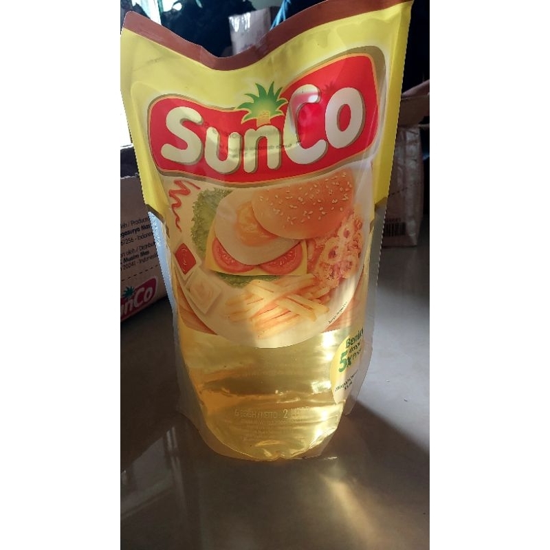 

Minyak goreng sunco 2 liter pouch