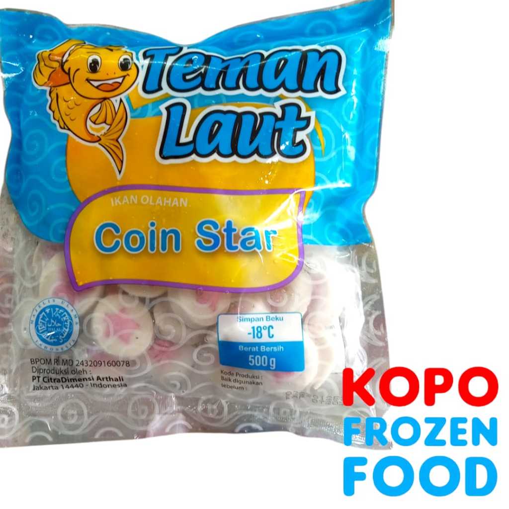 

Teman Laut Bakso Ikan Coin dan Star 500g