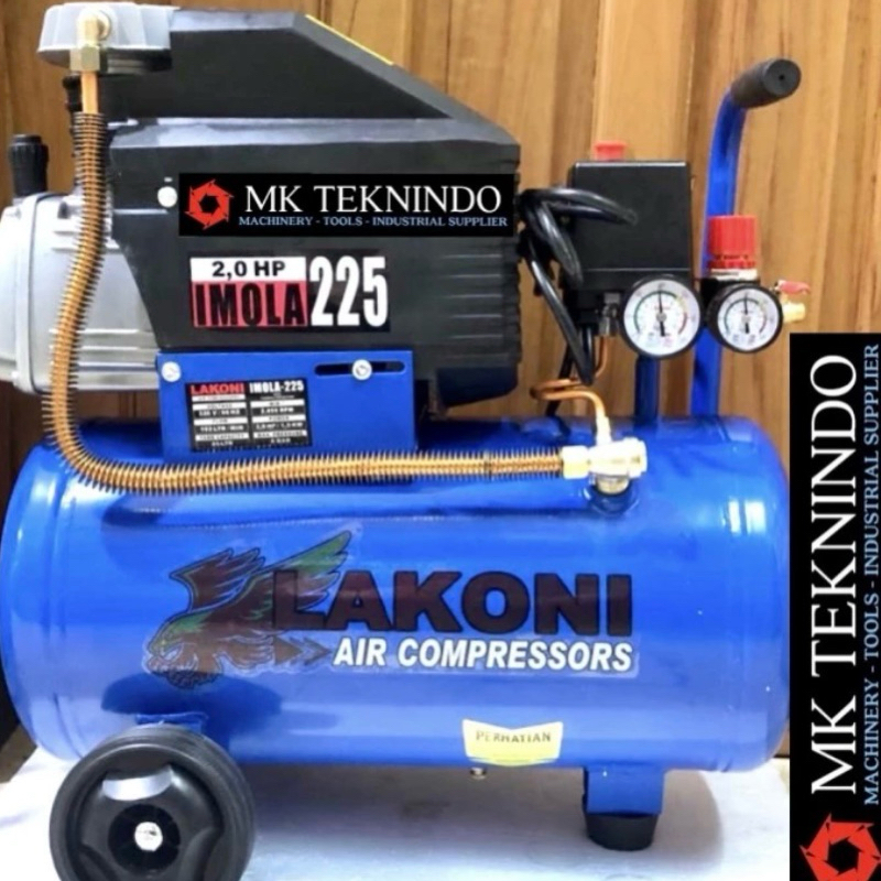 Lakoni Imola 225 Mesin Kompresor Angin 2 HP PK Kompressor Listrik 25 L