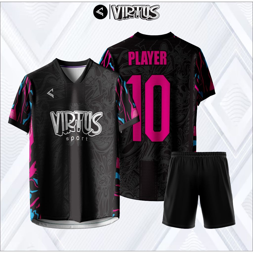 Jersey Futsal | Jersey Sepak Bola Custom Free Name Set