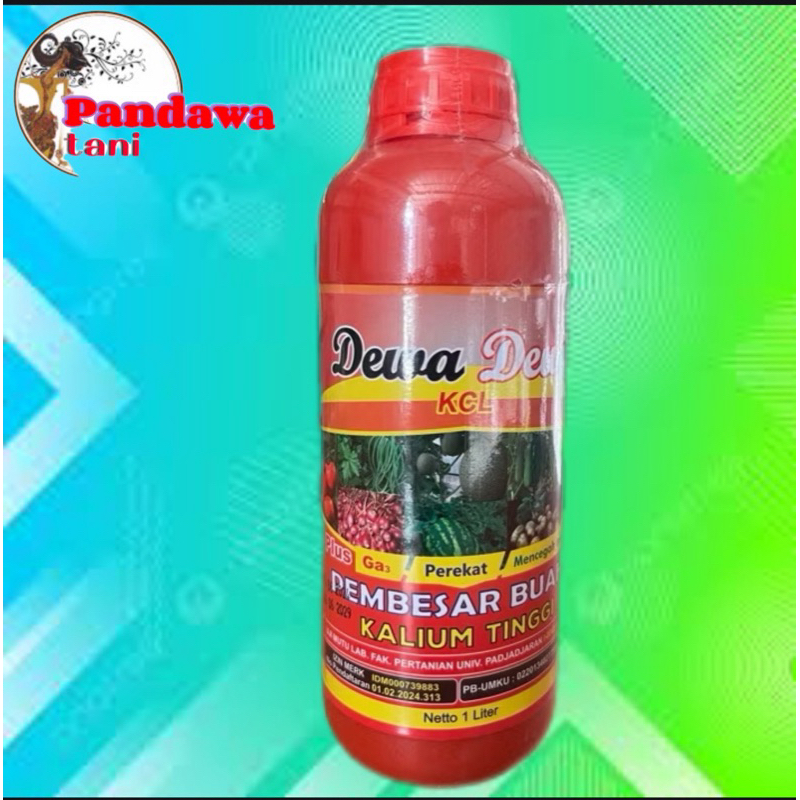 Pupuk Cair Pembesar Buah KCL DEWA DEWI 1 Liter