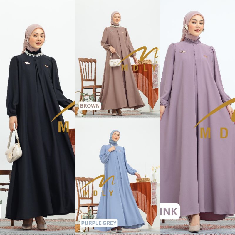 Gauri dress gamis terbaru Premium Original impor by MDLY
