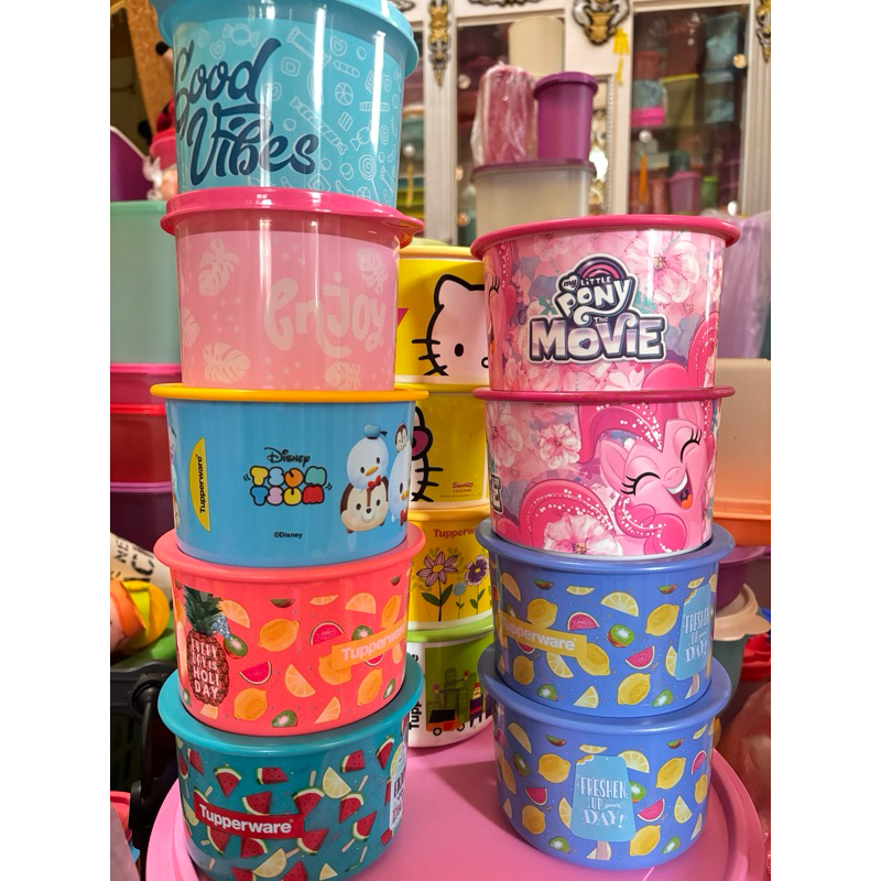 TOPLES MOTIF TUPPERWARE