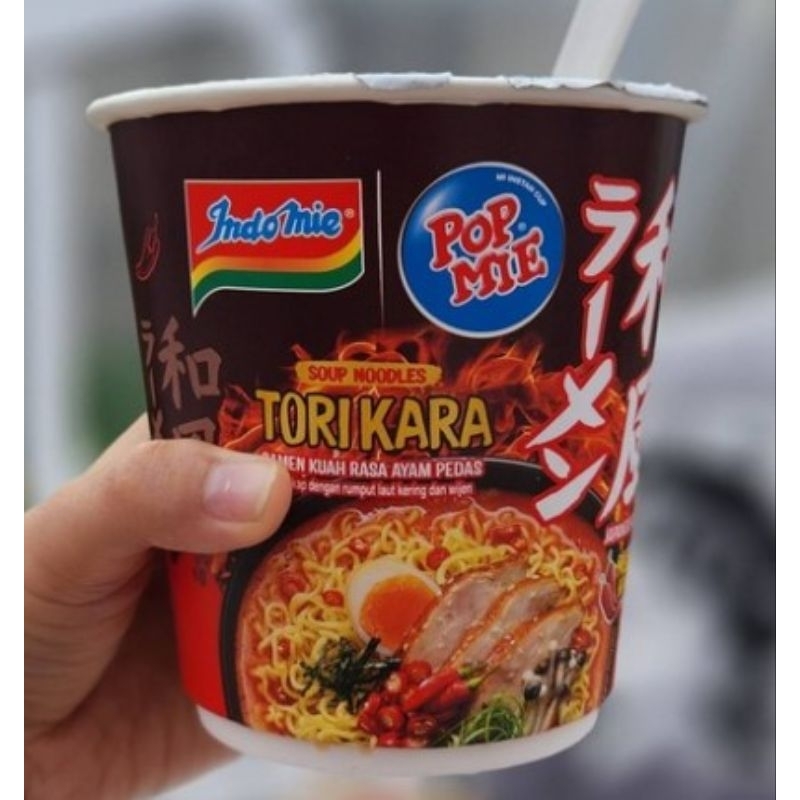 

Pop Mie Cup Tori Kara Indomie