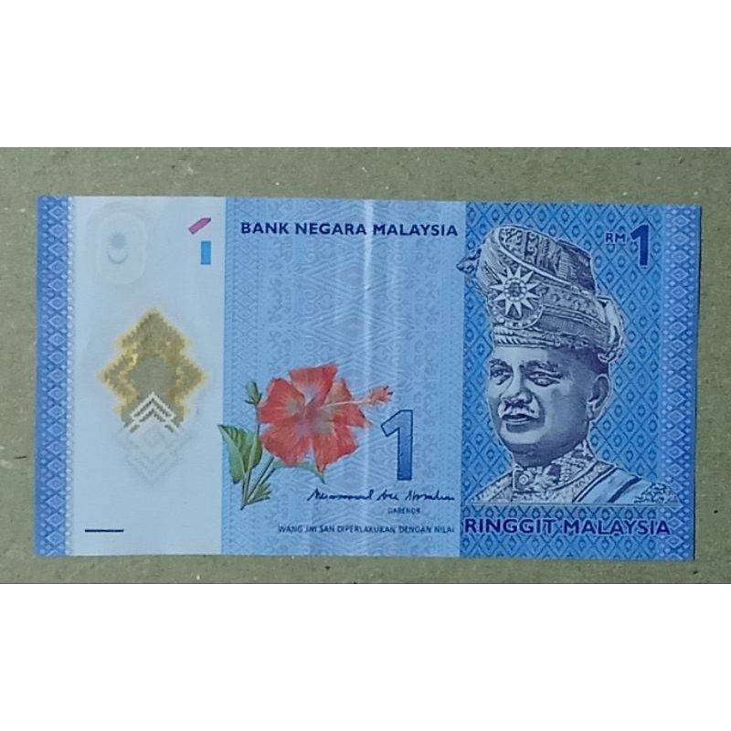 uang asing Polimer Malaysia 1 ringgit