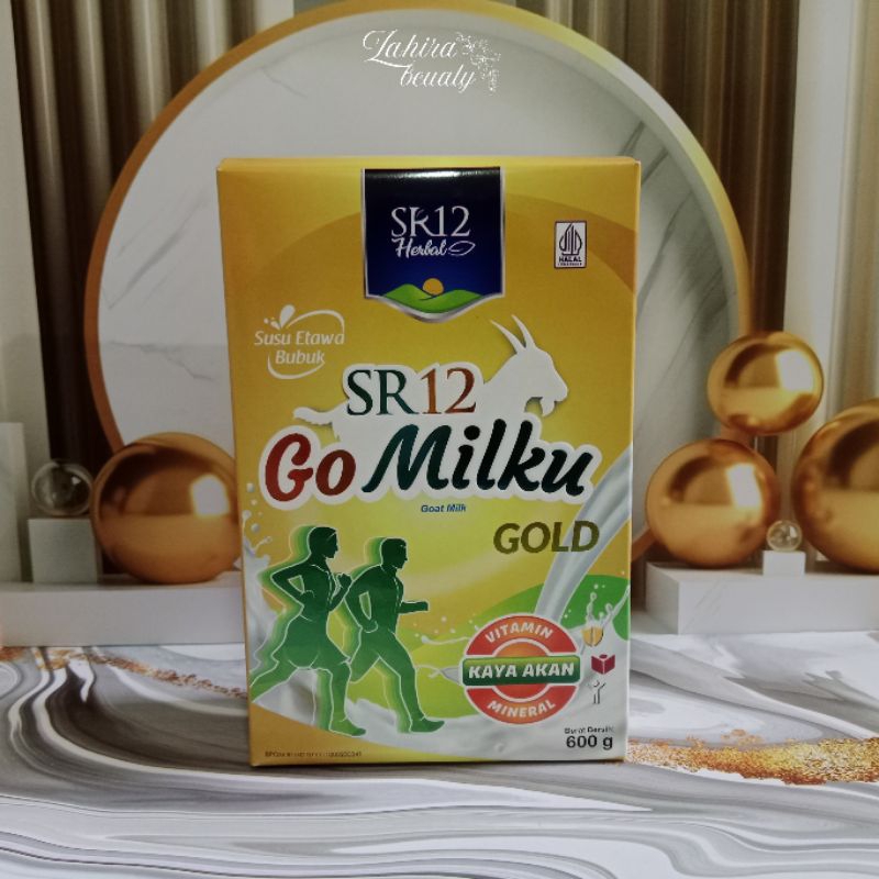 

SR12 GoMilku Gold Susu Kambing Etawa Asli Original Atasi Nyeri Tulang dan Sendi tersedia ukuran Sachet 200 gr 600 gr