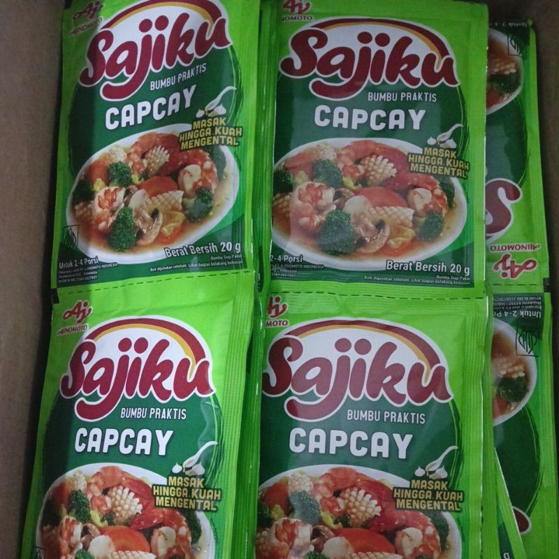 

Sajiku CAPCAY Sachet Bumbu Praktis 20g Masak Hingga Kuah Mengental
