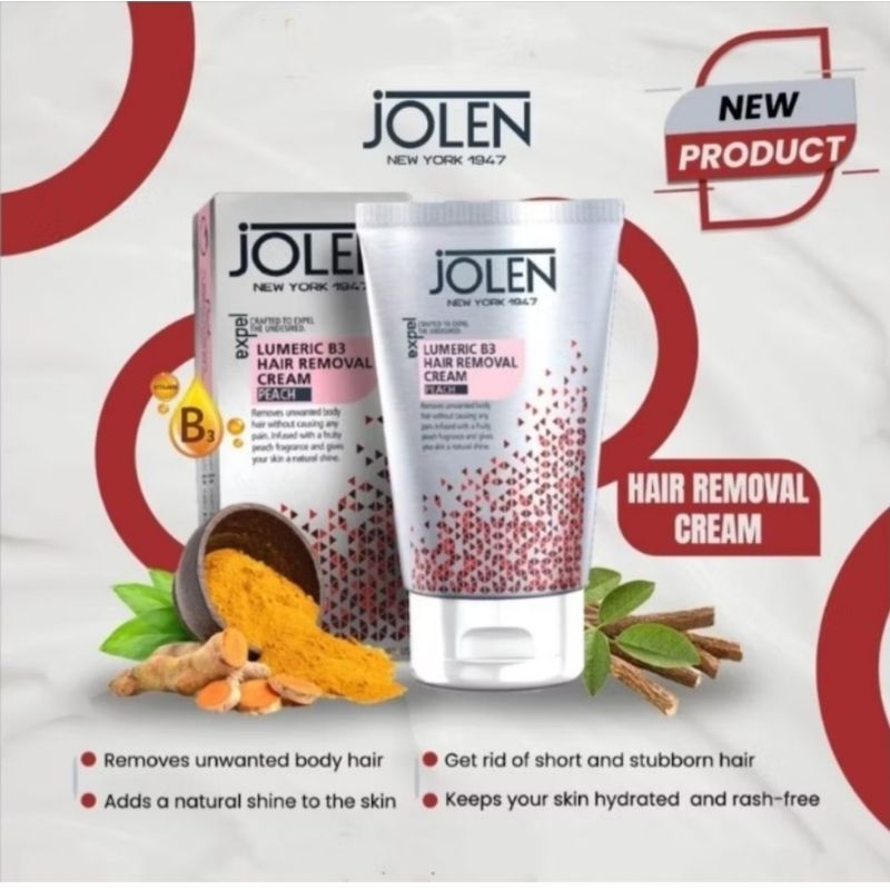 JOLEN NEW YORK CREAM ORIGINAL 50grm BPOM.