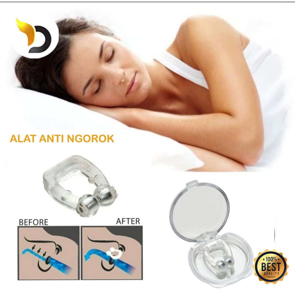 Alat Anti Dengkur Penghilang Ngorok Snore Stopper Anti Ngorok Snoring Stopper Noseclip Magnet Solusi