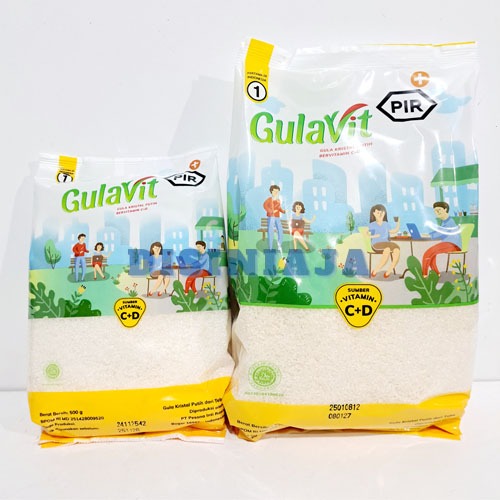 

Gula Pasir Gulavit Kemasan 500gr & 1 kg