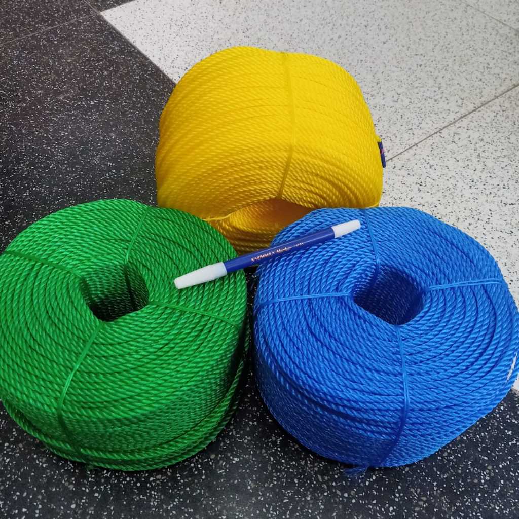 

[ 1 Roll ] Tali Tampar Tali Tambang Warna SeaGull 4 mm Kuat Ulet Murah