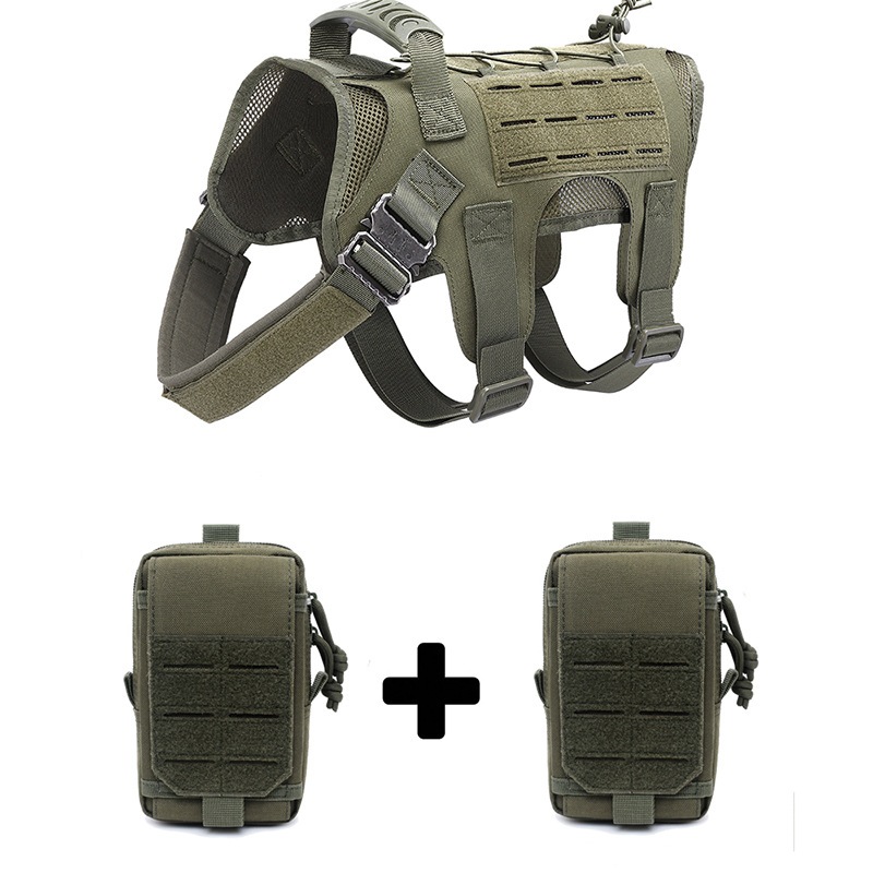 Harnes Anjing Besar HARX2 / Dog Harness / K9 Harness Rompi Professional Tactical Dog Vest