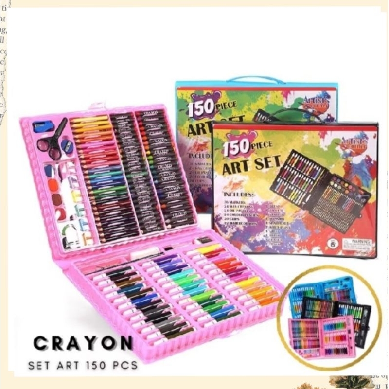 

AJSSTORE Crayon Mewarnai Anak Set 150 pcs