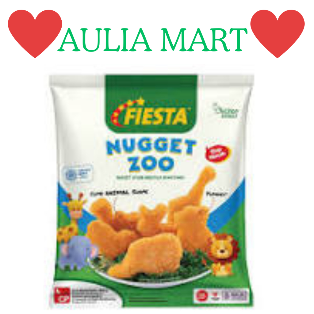 

FIESTA Nugget ZOO 400gr - Naget Ayam Bentuk Hewan