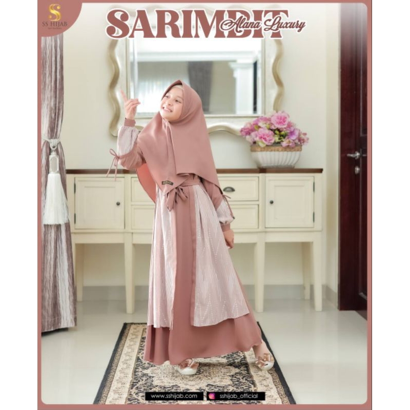 Alana Gamis anak set khimar