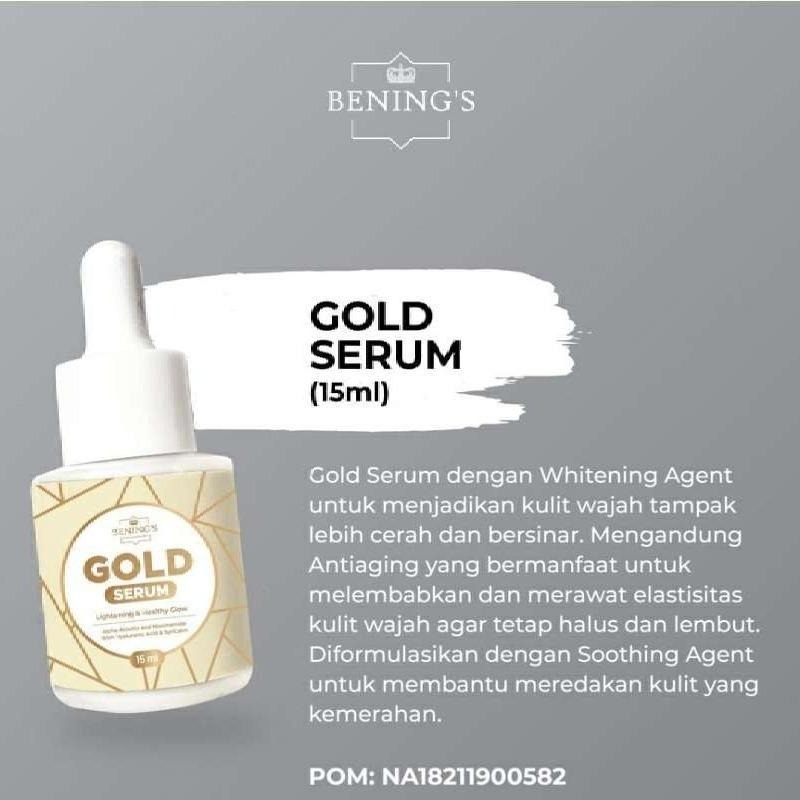 Bening's Skincare Serum Gold