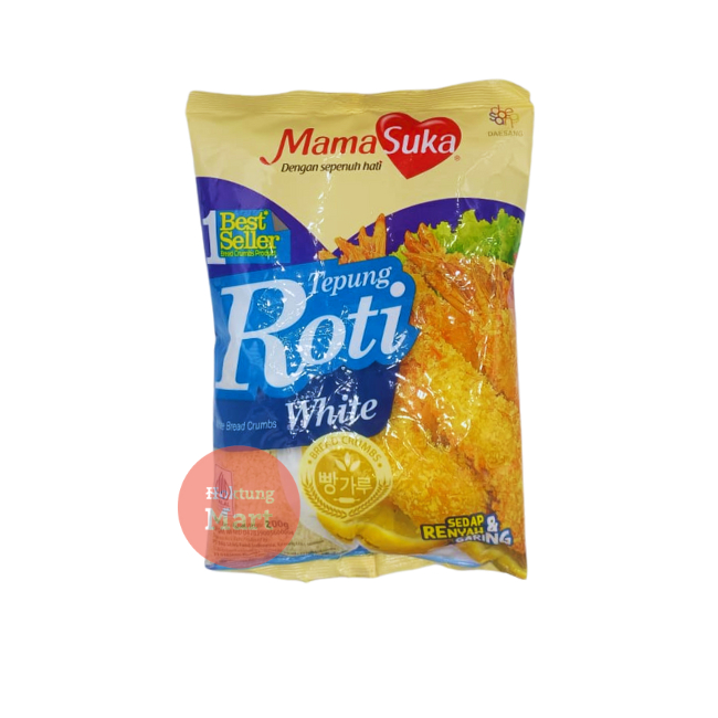 

Mama Suka Tepung Roti White Bread Crumbs Panko Putith 200 gr