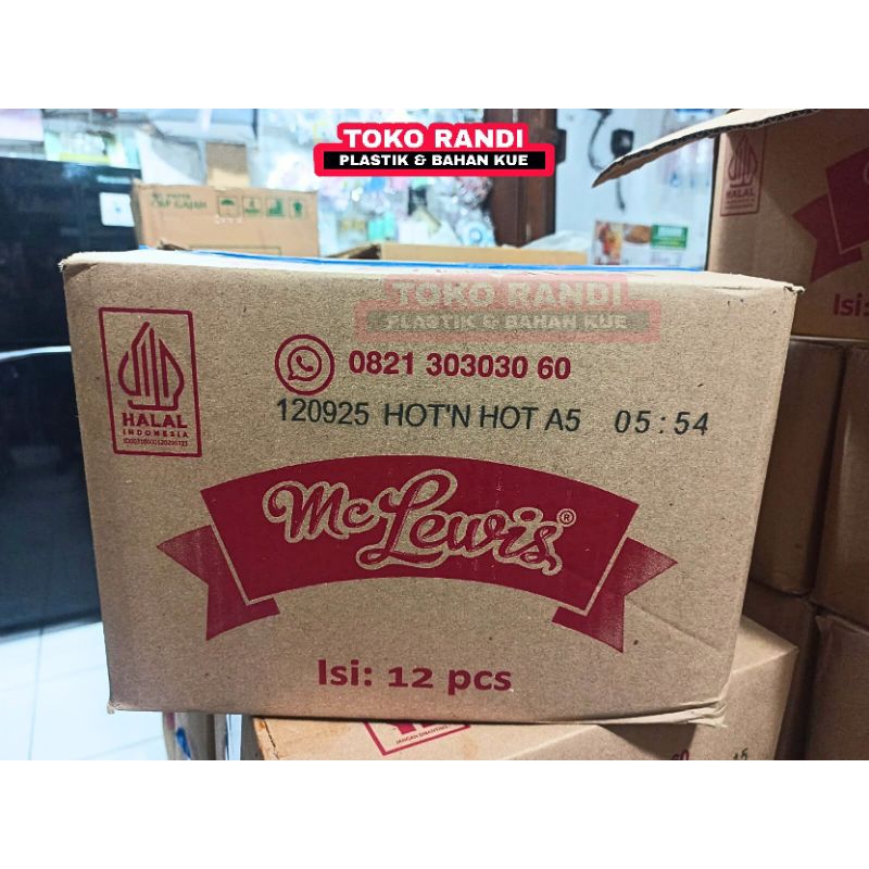 

Mc Lewis Hot'n Hot 900gr 1 Dus isi 12pcs
