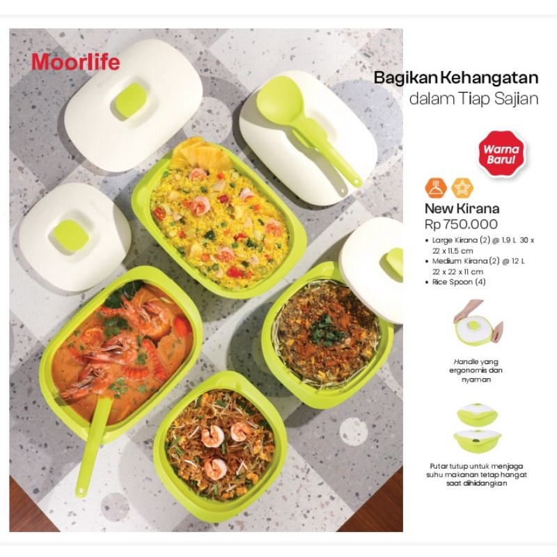 New kirana set moorlife / tempat penyajian makanan