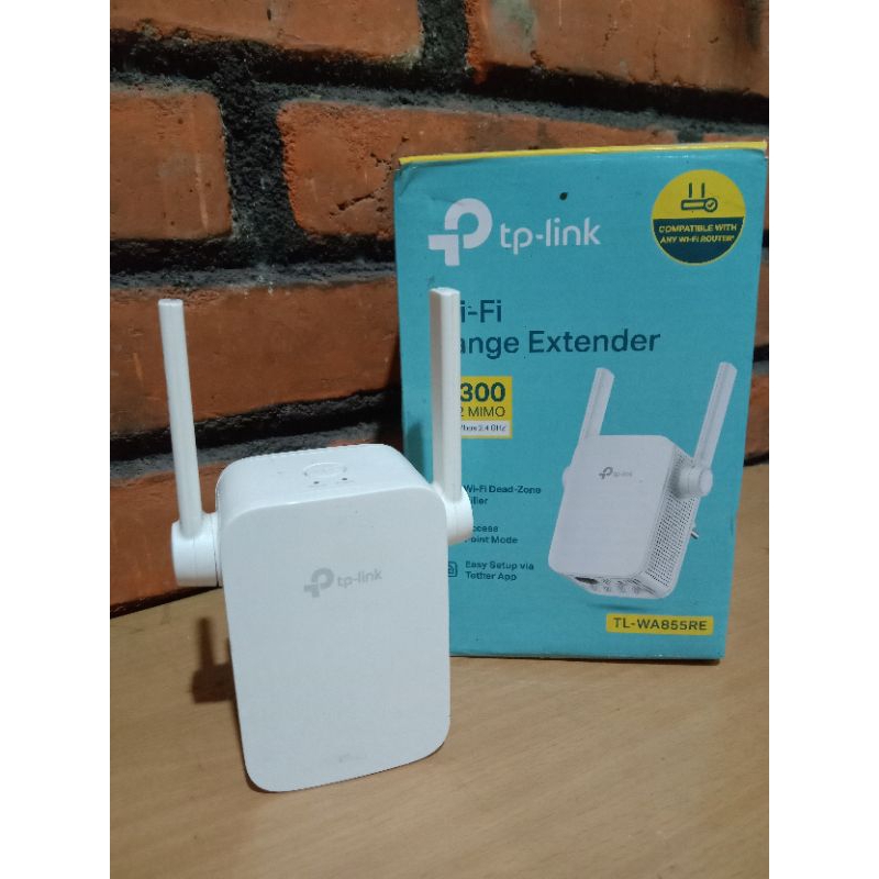 WIFI REPEATER 300Mbps - TP LINK TL-WA 855RE - ROUTER WIFI ZTE BEKAS