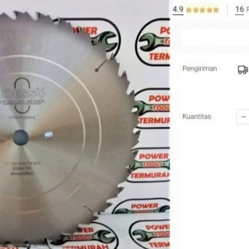 

Circular Saw Blade Edesso 18"x36T Pisau Mata Gergaji Potong Kayu Bulat