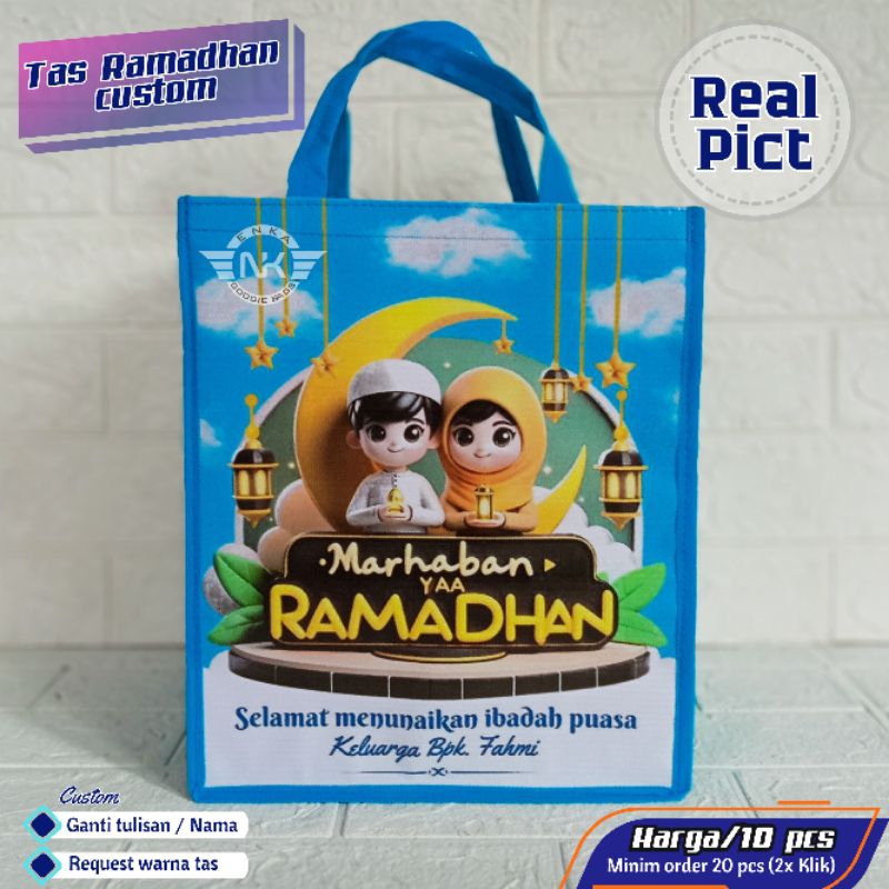 

Tas Ramadhan / Tas idul Fitri / Tas parcel / Tas Lebaran / Harga per 10 pcs