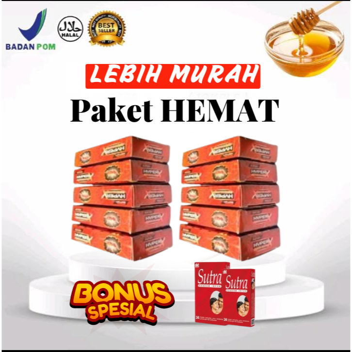 

[ LEBIH MURAH ] PAKET 10 Pack Madu Bubuk Herb HP HIP3R isi 20 kpsl Madu Syrup Honey