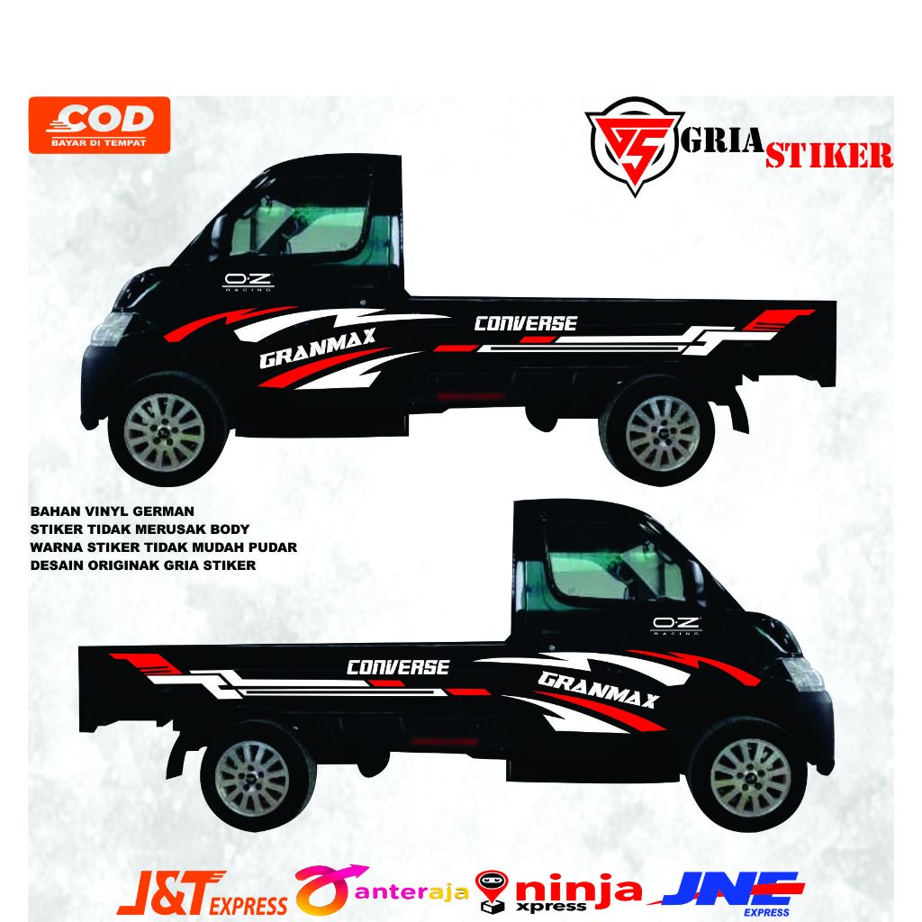 Terbaru Stiker Mobil Pick Up Daihatsu New Carry Apv Luxury Grandmax Stiker Mobil Jet Pick Up cutting