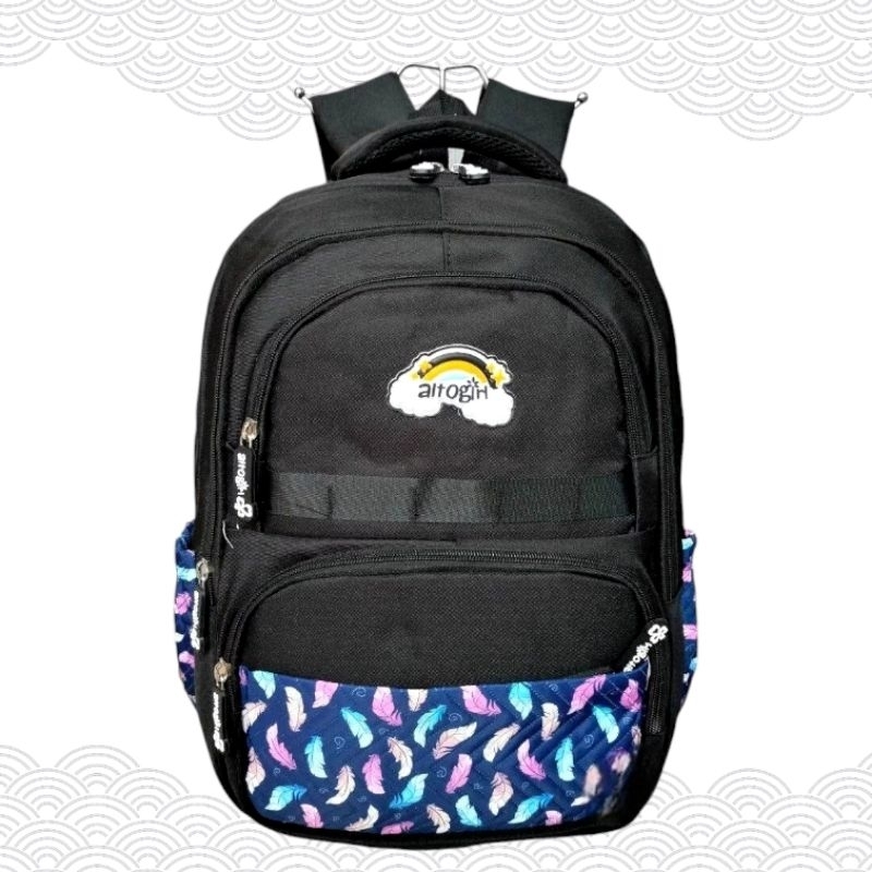 Tas Ransel Backpack Sekolah Anak Alto Girl Azura Rainbow