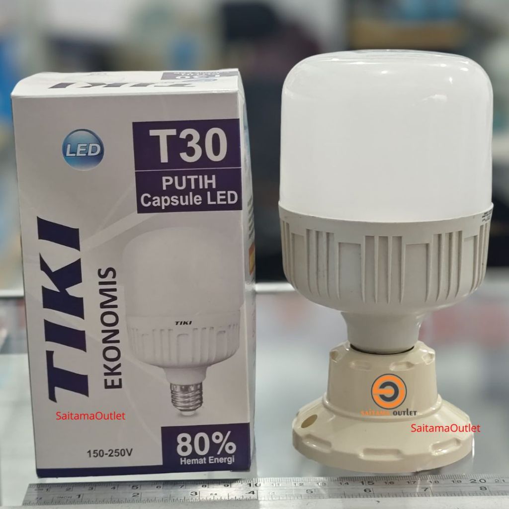Lampu LED 30 watt Ekonomis Tiki murah 80% hemat energy