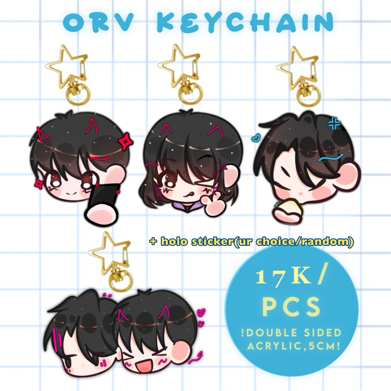 ORV keychain + sticker // gantungan kunci omniscient reader viewpoint