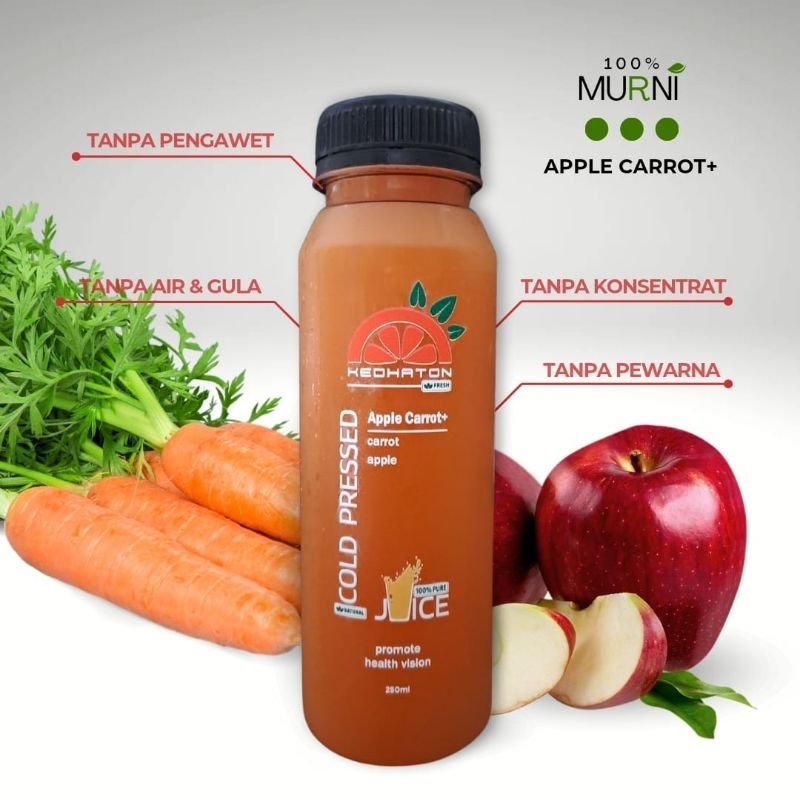 

Apple Carrot - Cold Pressed Jus - Murni