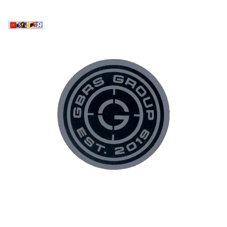 

sticker Global Battlefield Research Solutions GBRS GROUP logo rounded stiker army tactical