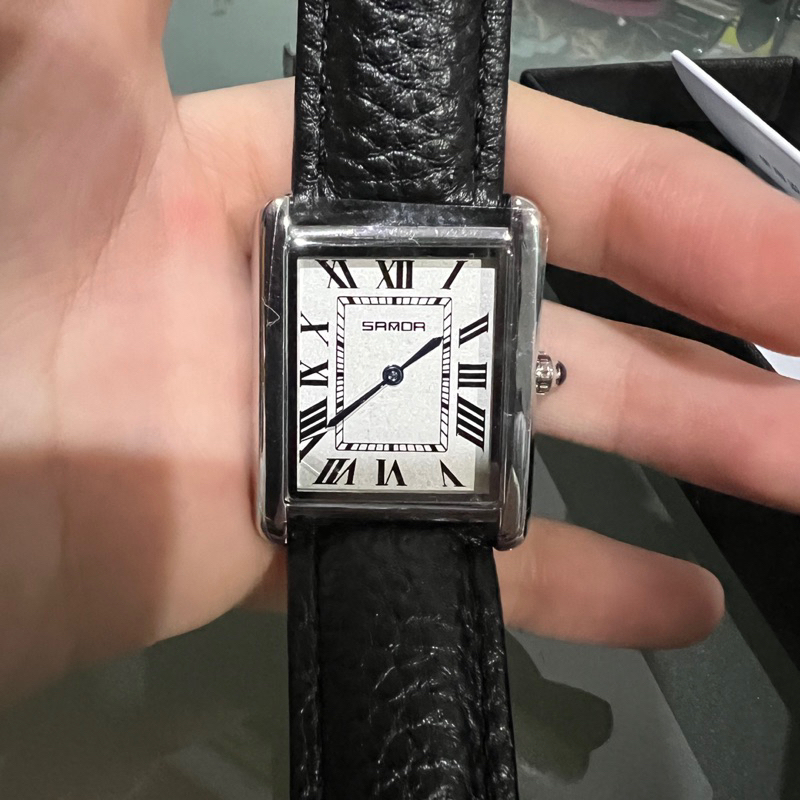 Jam Tangan Sanda 1108 Tank New Cartier Model