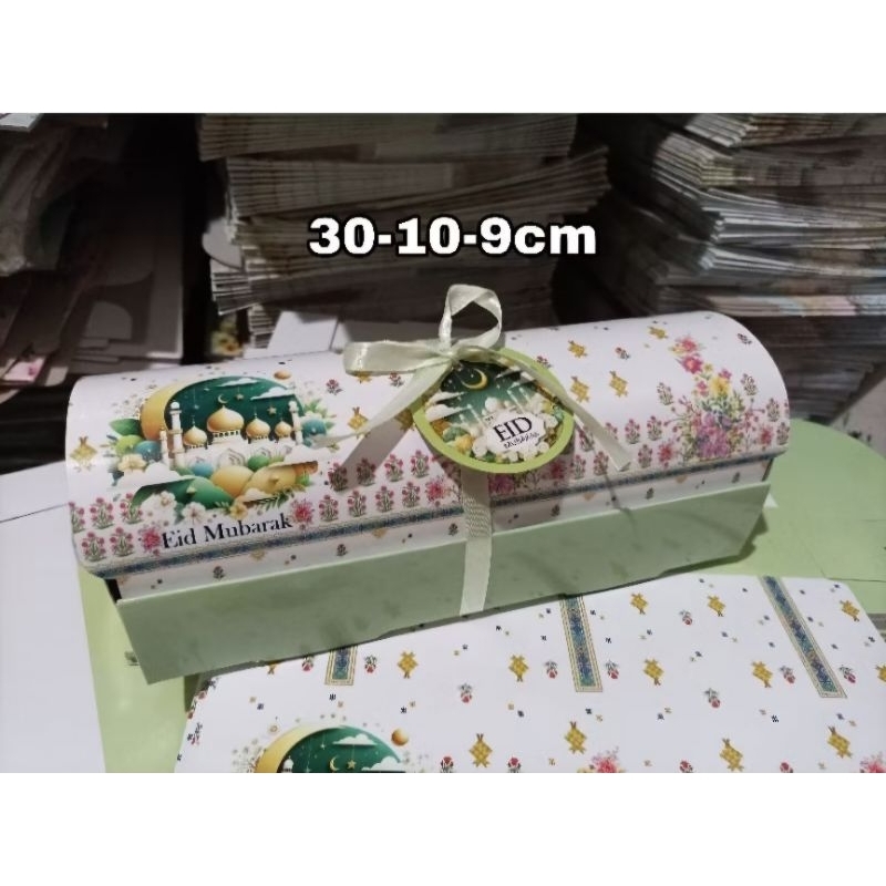 Roll cake Box Lebaran Bolu Gulung Box Lebaran Roll Cake Dus bolu panjang Kotak Lebaran Bolu Ramadhan