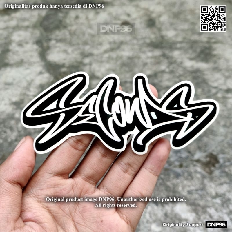

Stiker Grafiti Sticker Graffiti SECONDS / Sticker Helm / Sticker Aesthetic / Sticker Tahan Air