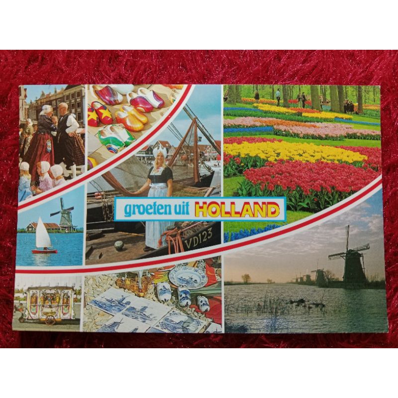 

Post Card Belanda Groeten Uit HOLLAND UN USED
