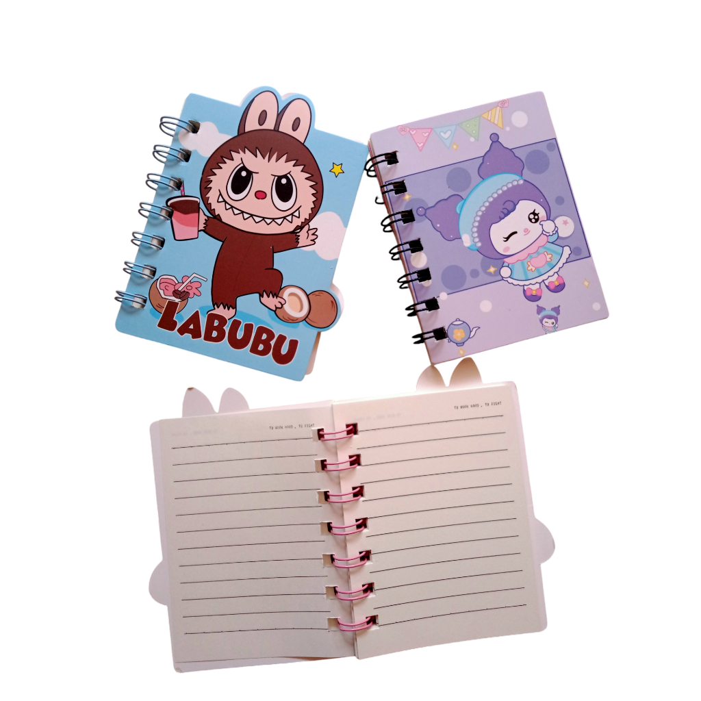 

Notebook Spiral Mini A7 Buku Memo Kecil 80 lembar Buku A7