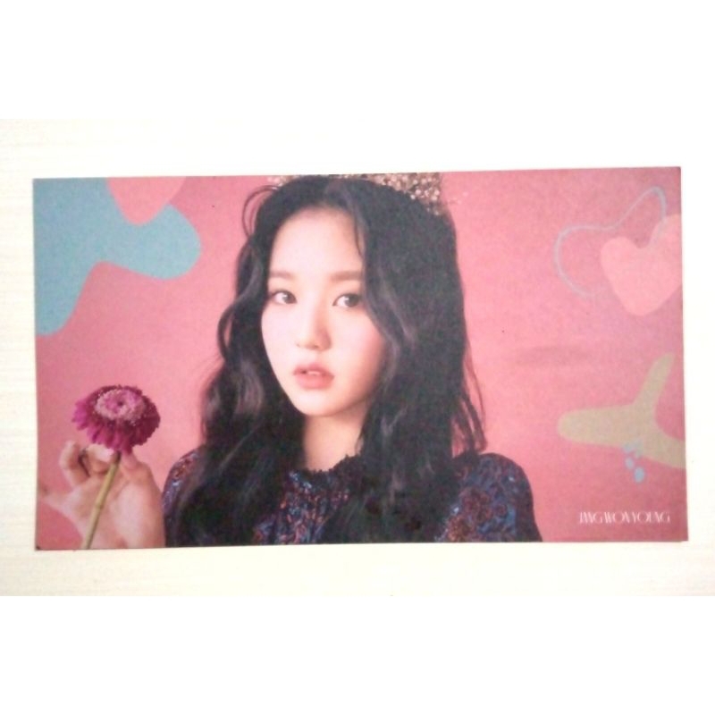 Official Merchandise Merch Iz*One Izone Wonyoung Album Bloom*Iz Inclusion Postcard