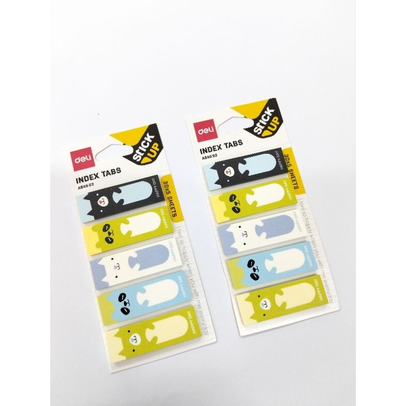 

Deli Memo Tempel - Paper Index Tabs Sekolah 5x30 sheets EA64002